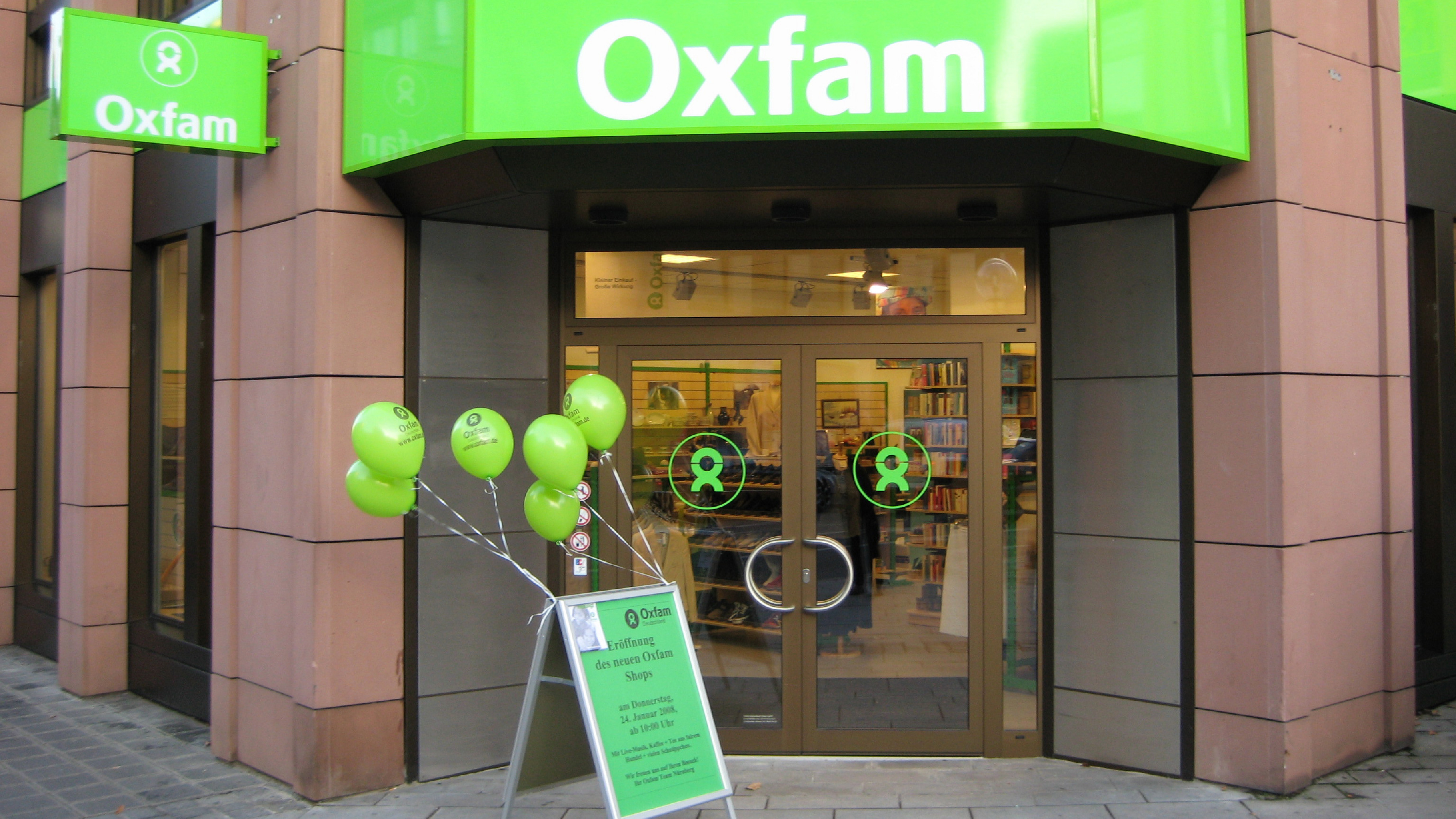 Oxfam Shop Nürnberg - Außenansicht