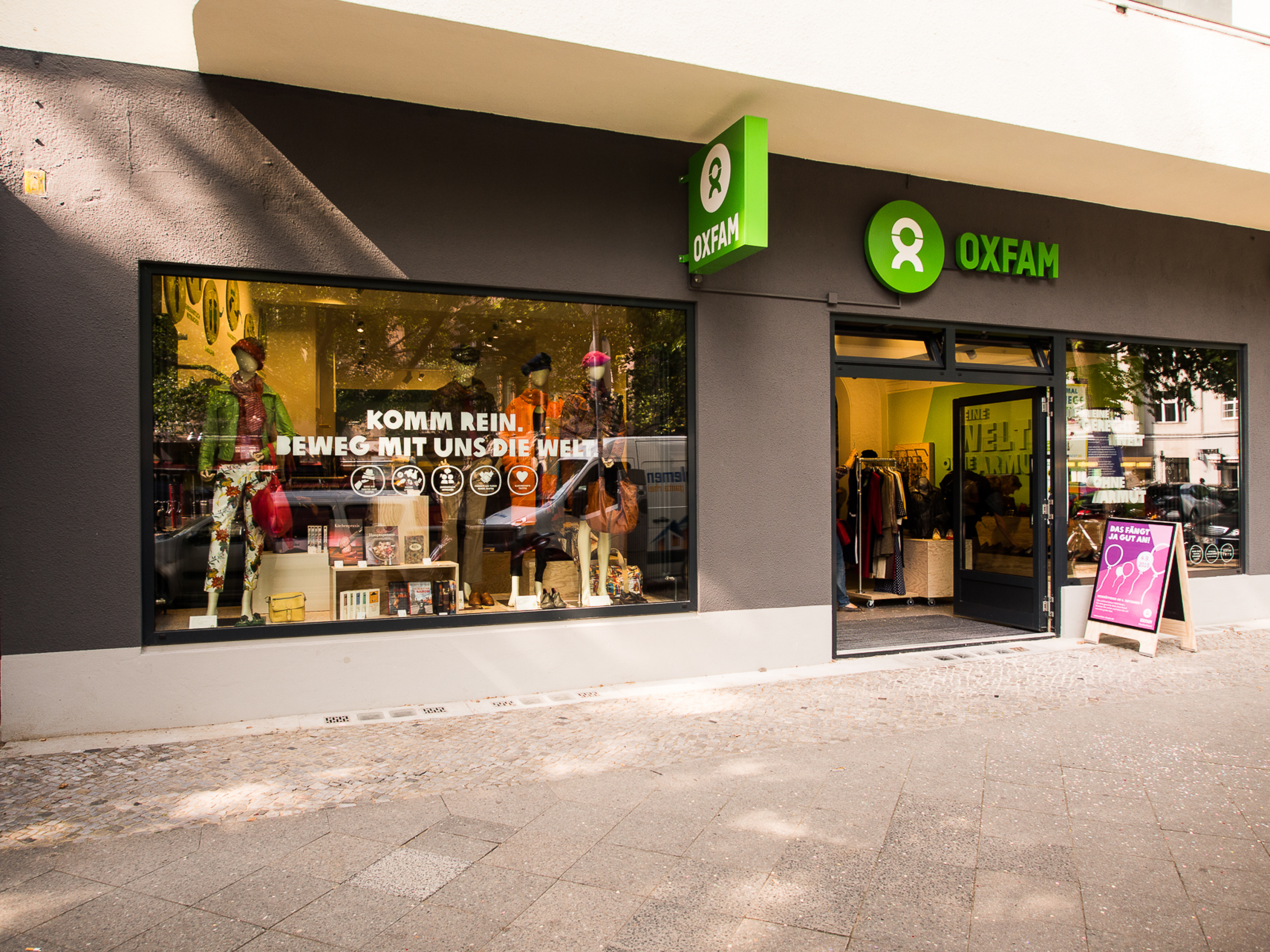 Oxfam MOVE Berlin - Außenansicht