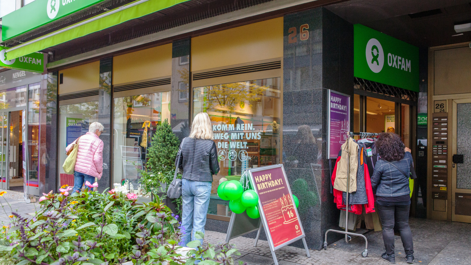 Oxfam Shop Koblenz - Außenansicht