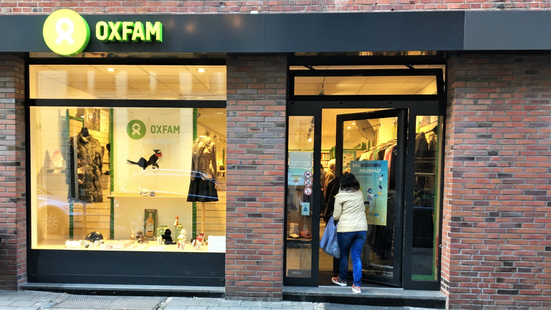Oxfam Shop Münster - Außenaufnahme