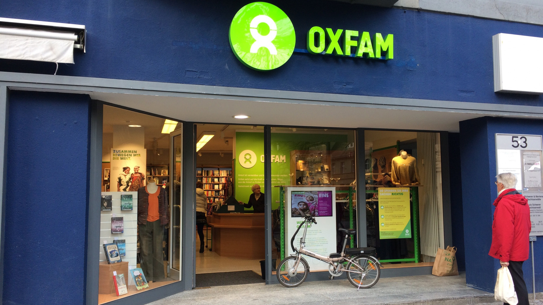 Oxfam Shop Berlin-Spandau - Außenansicht