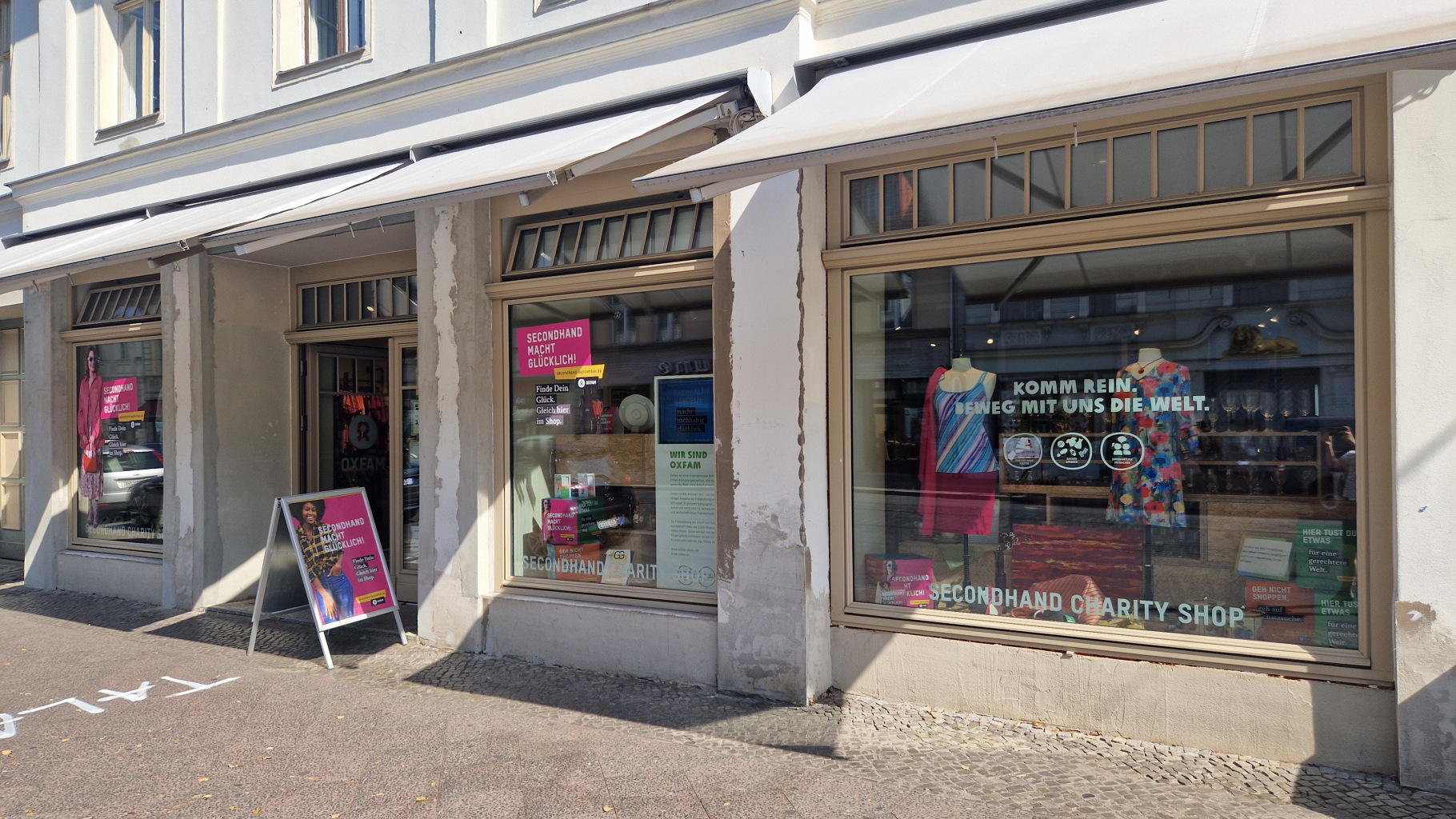 Außenansicht vom Oxfam Shop Potsdam