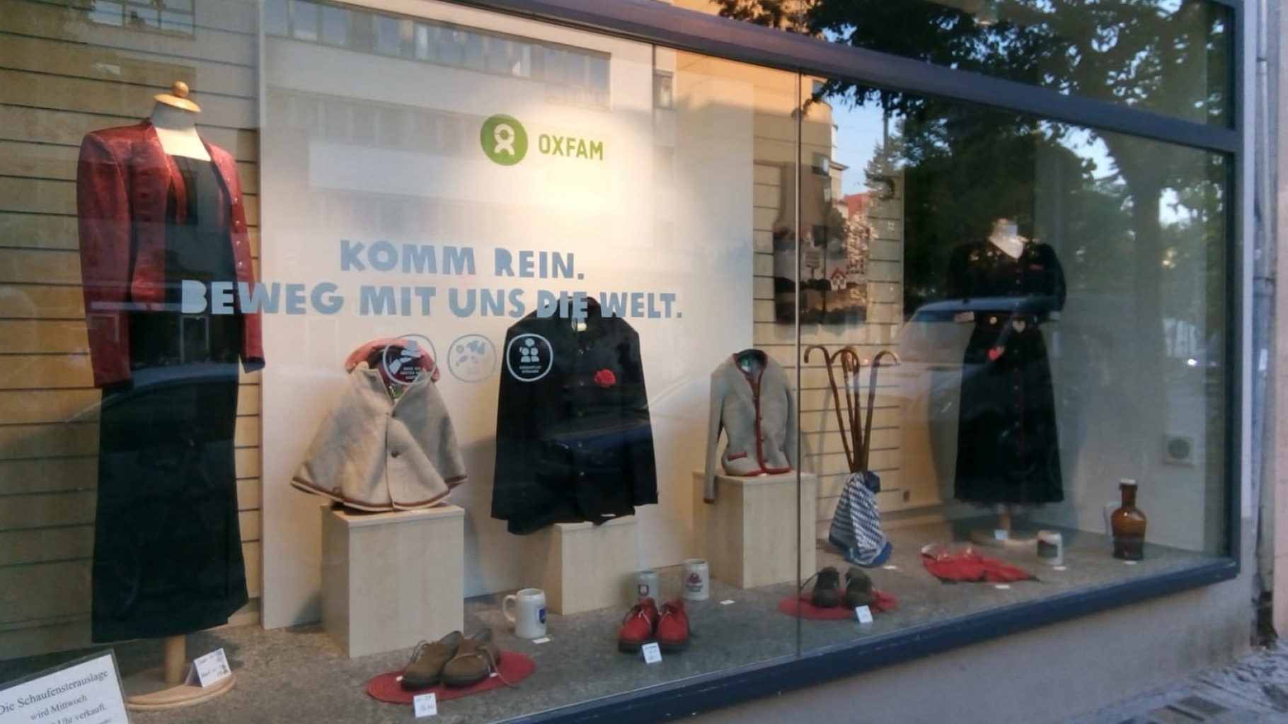 Schaufenster Oxfam Shop Berlin-Schöneberg