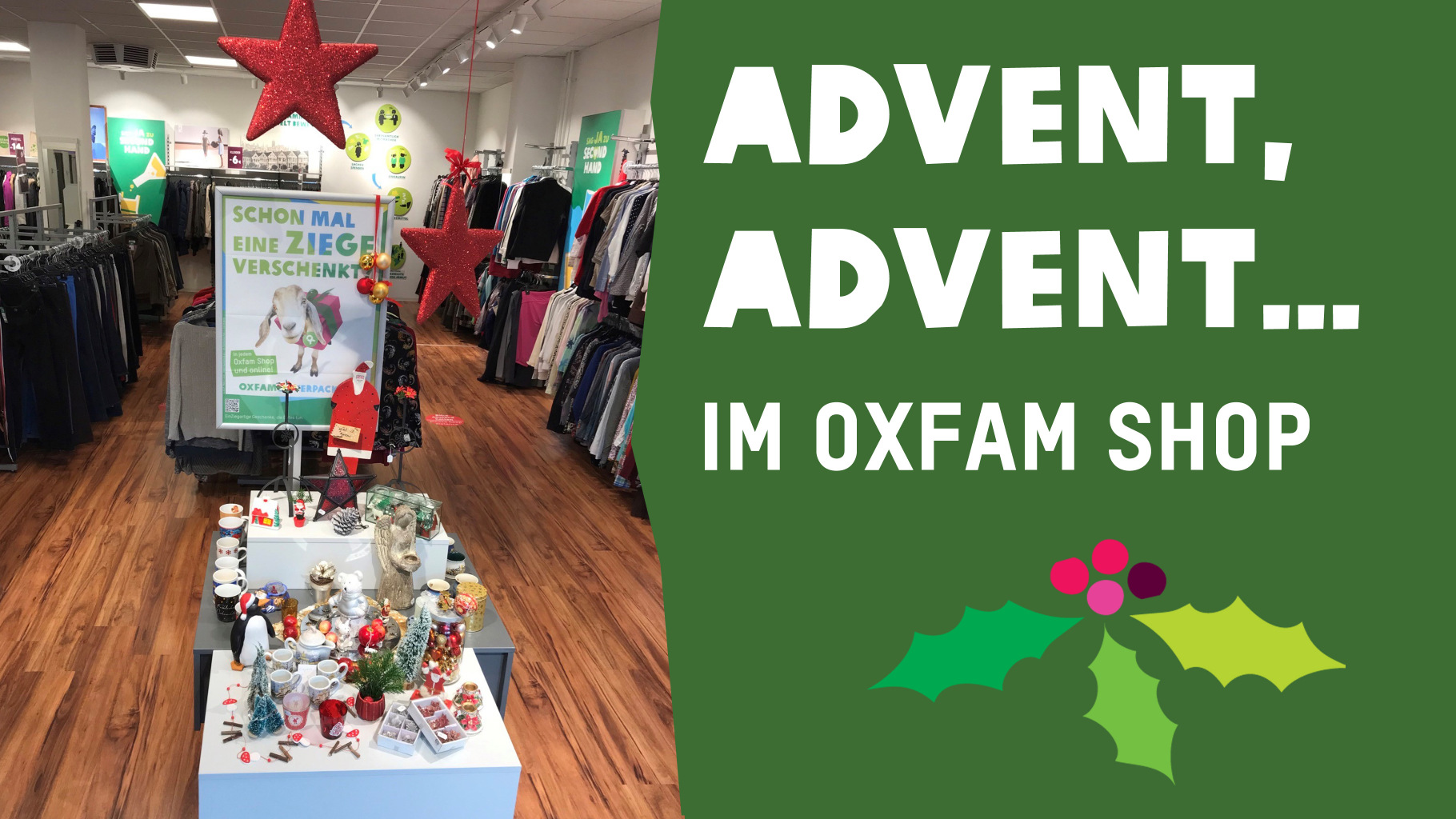 Weihnachten im Oxfam Shop