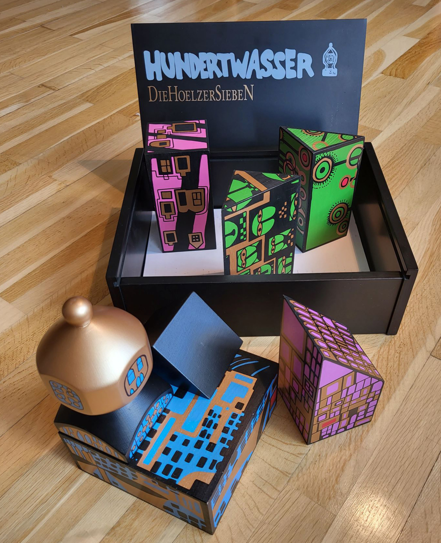 Hundertwasser-Architekturspiel