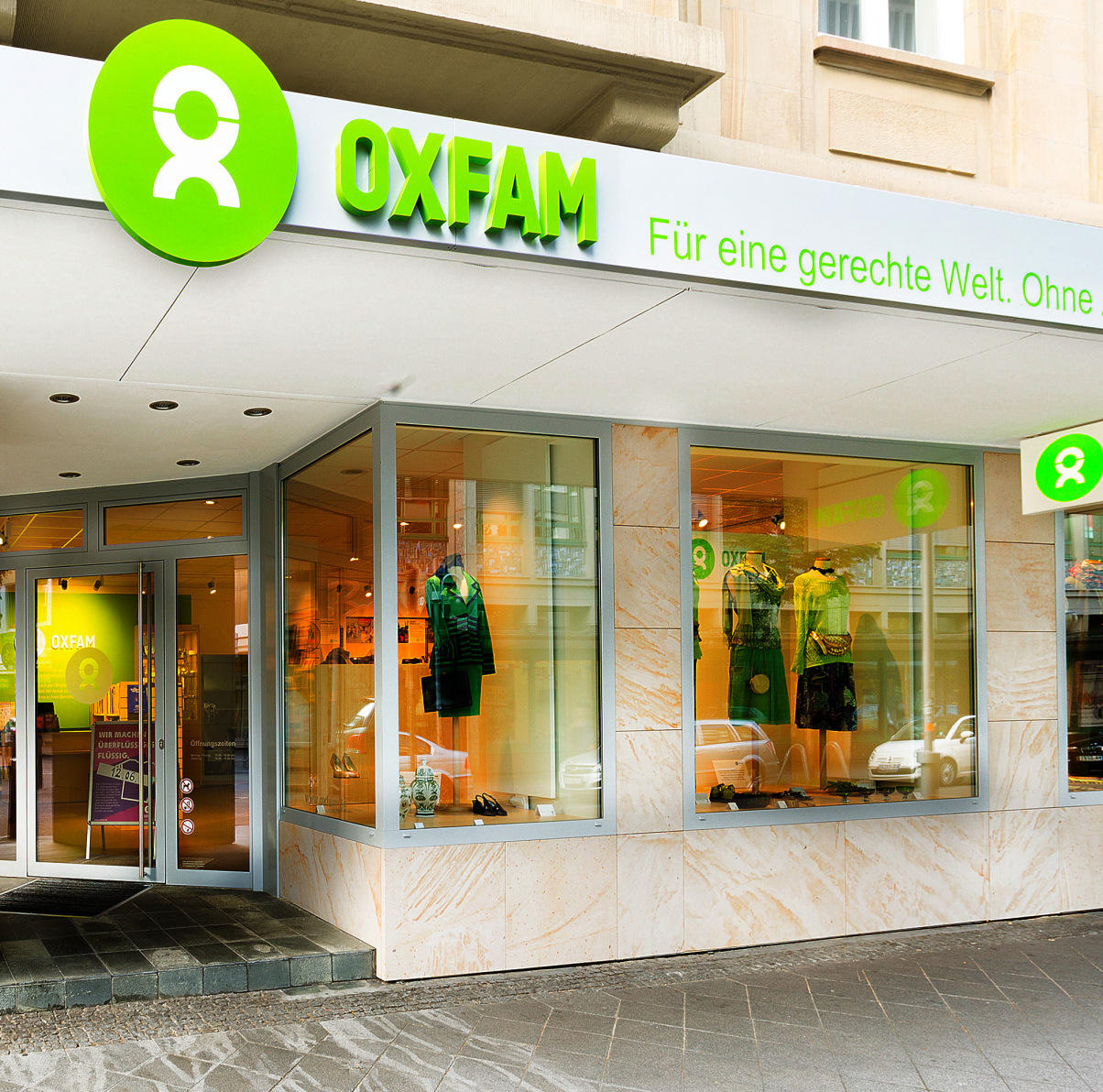 Oxfam Shop Mannheim - Außenansicht