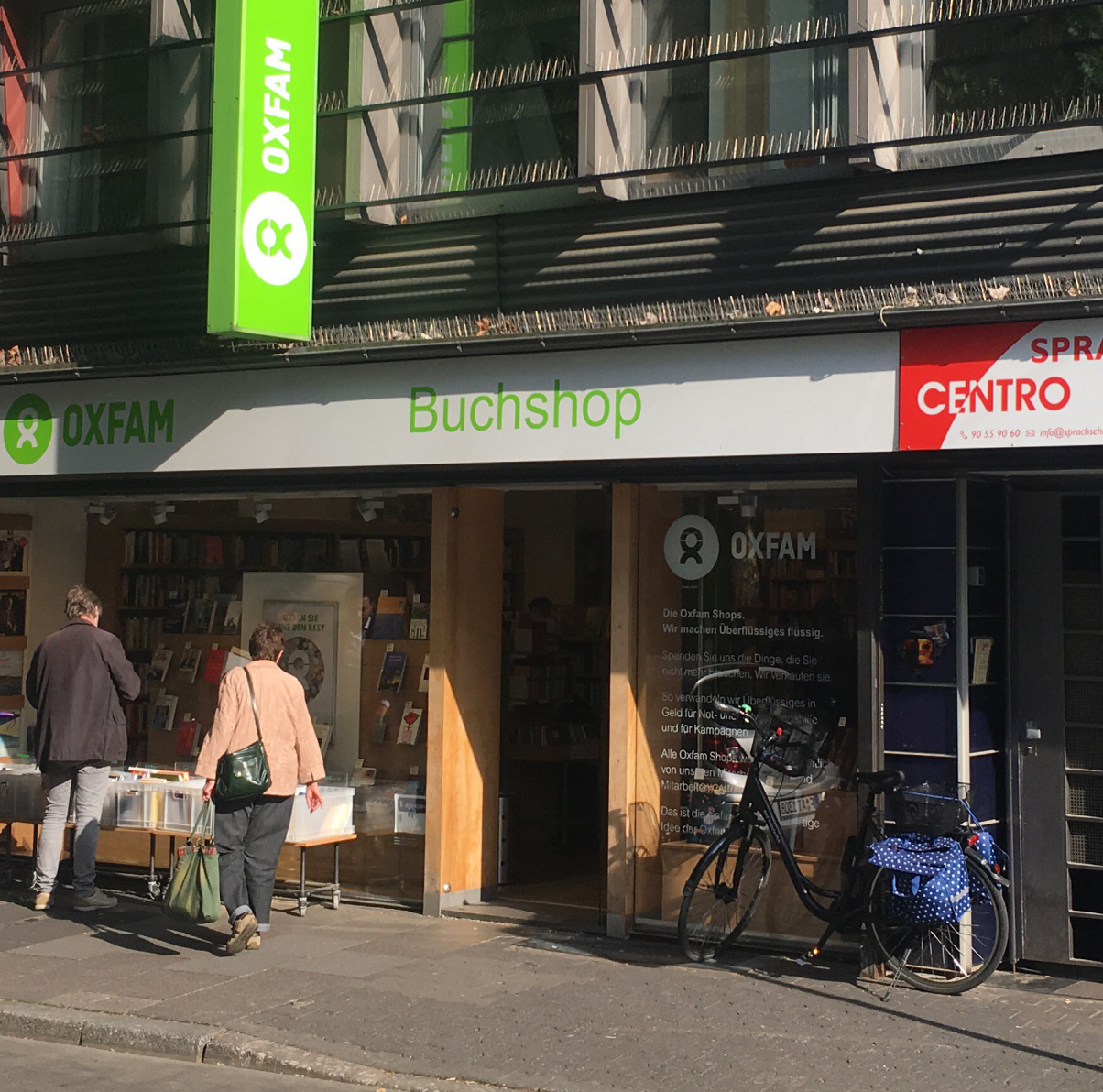 Oxfam Buchshop Frankfurt - Außenansicht
