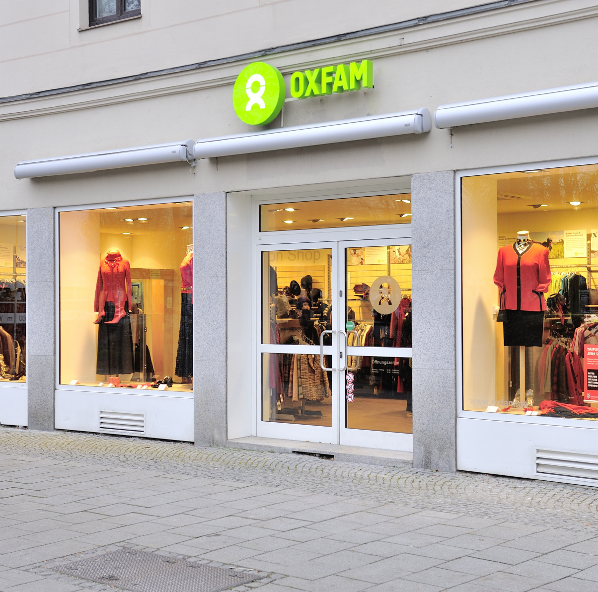Oxfam Fashionshop München - Außenansicht