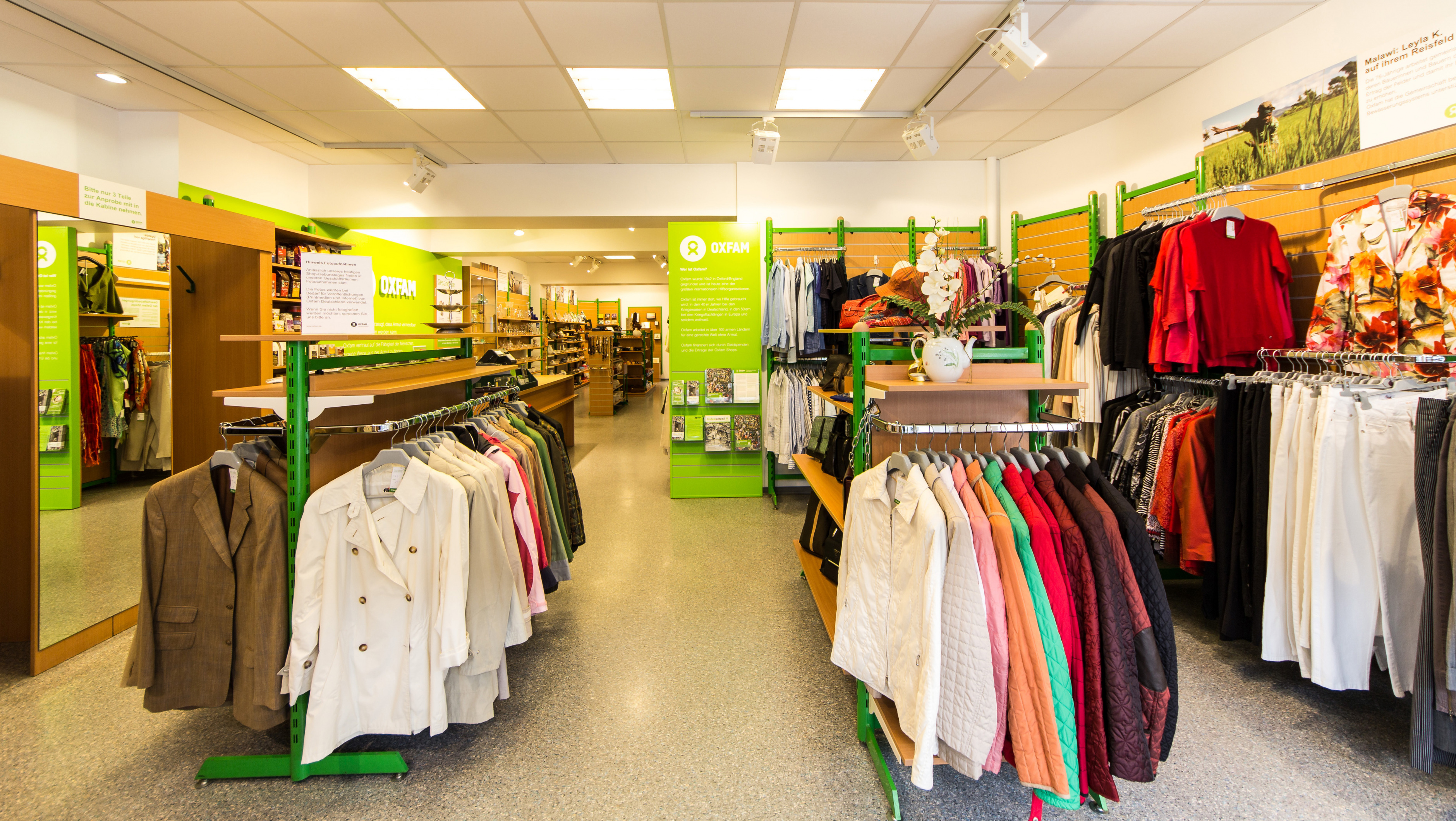 Oxfam Shop Hannover - Innenansicht