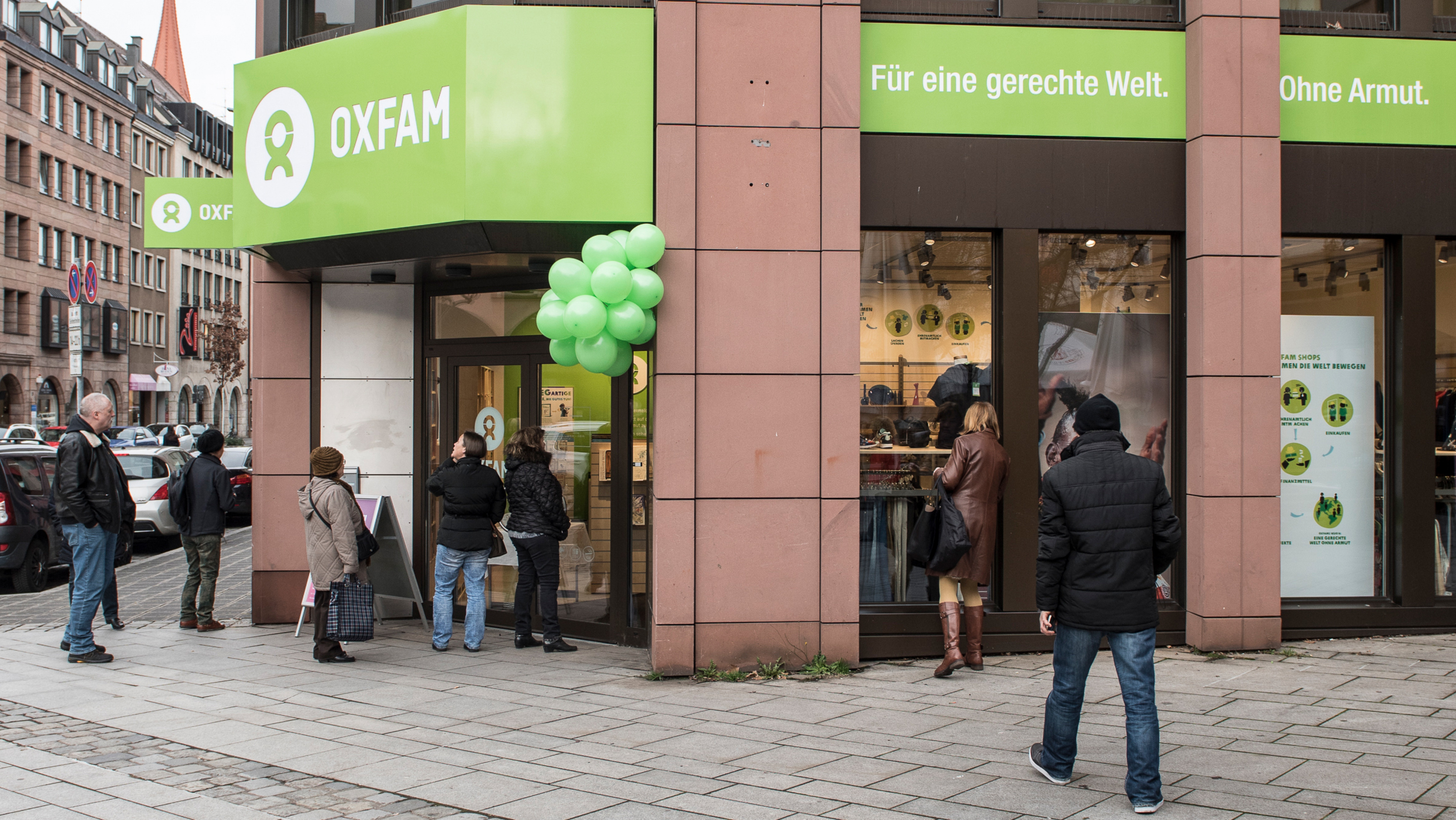Oxfam Shop Nürnberg 2018 - Außenansicht