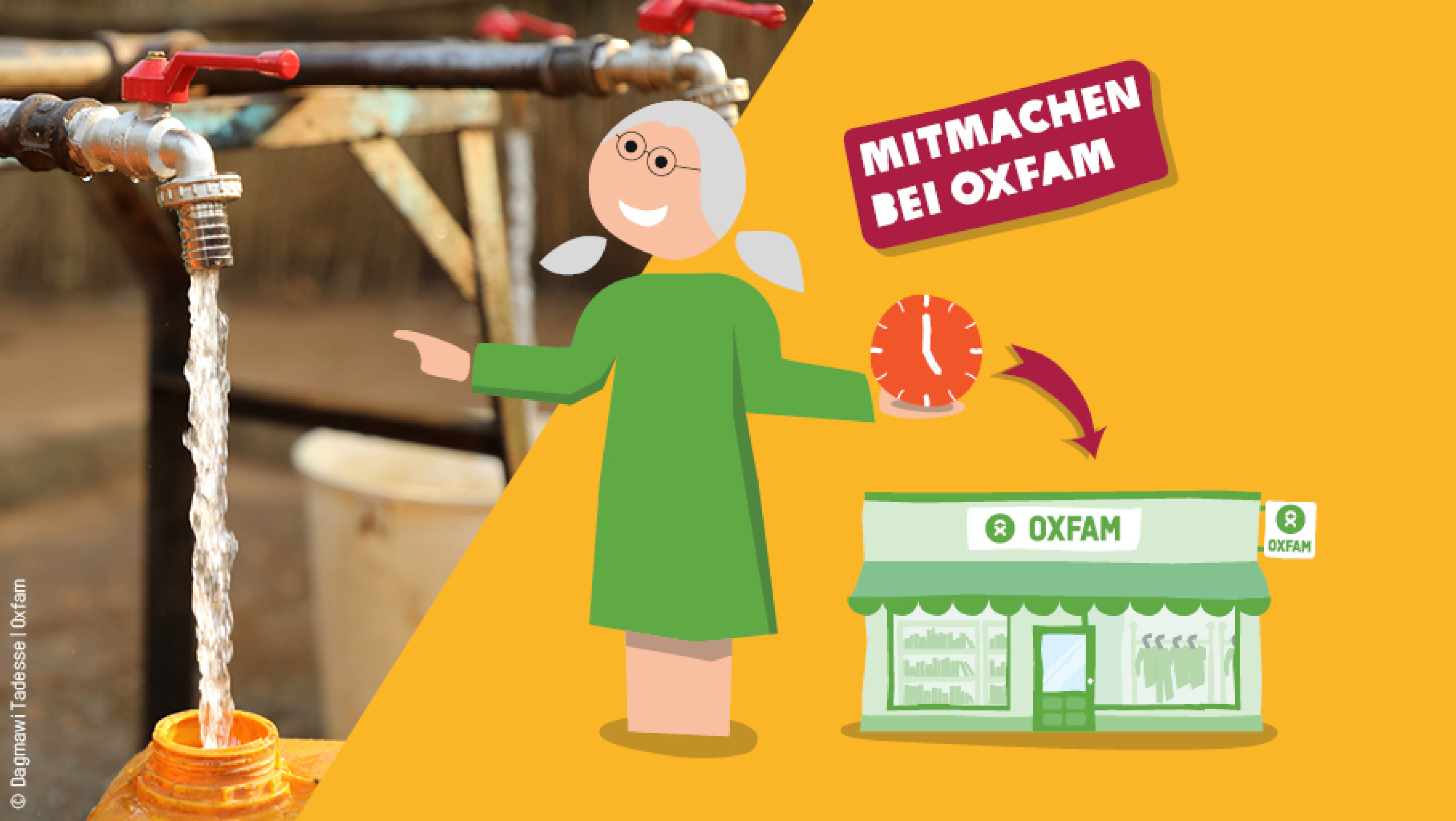 Engagierter Ruhestand im Oxfam Shop