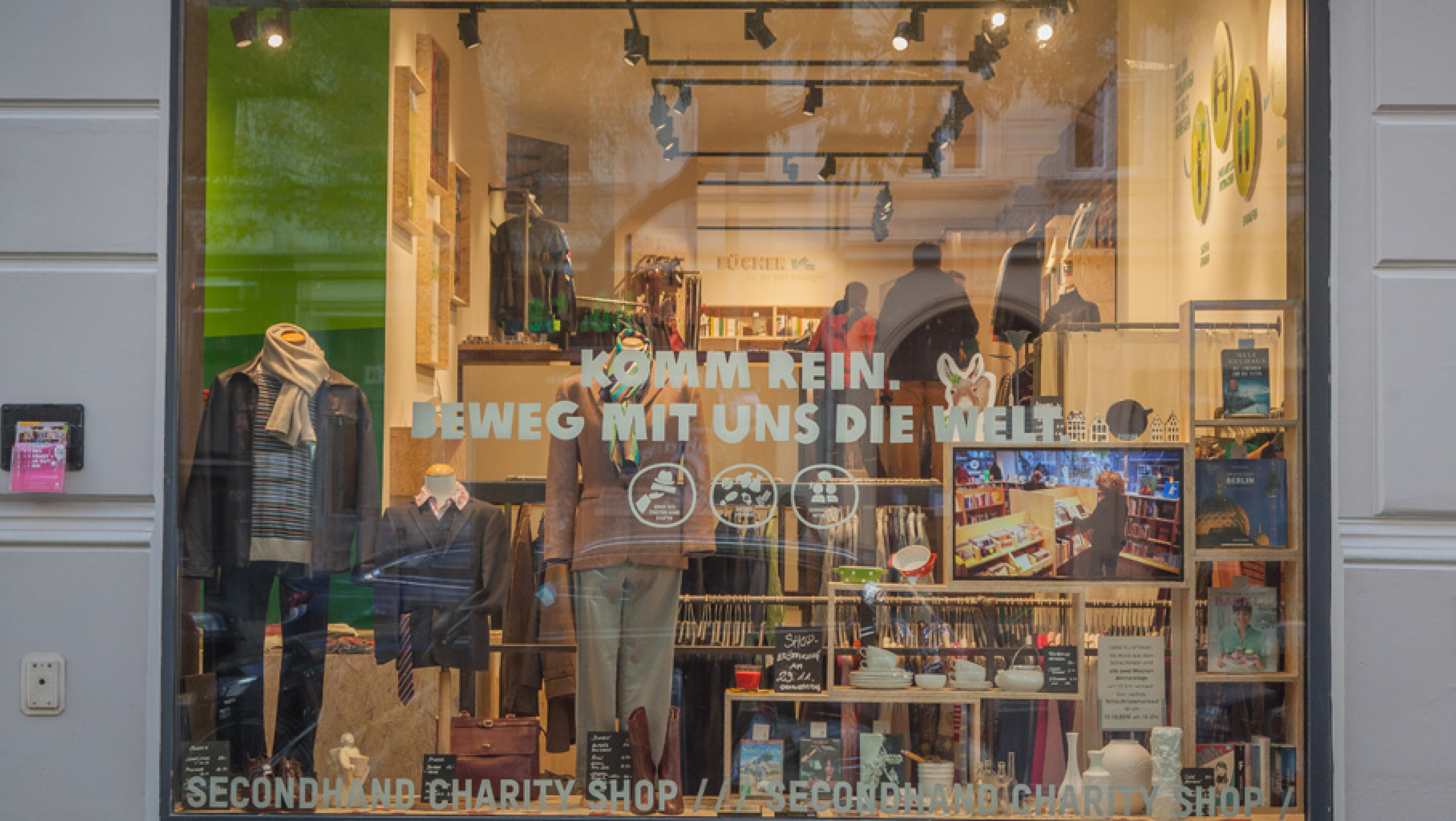 Außenansicht Oxfam Shop Berlin-Kreuzberg