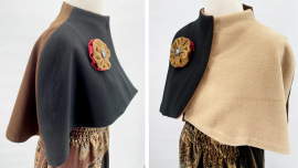 Upcycling-Unikat von Sinah Schlemmer: Cape