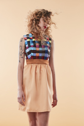 Upcycling-Mode aus Krawatten von Sinah Schlemmer