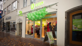 Oxfam Fashionshop Ulm - Außenansicht
