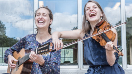 Duo Tambora: Aude Boucher und Johanna Bastian Duo Tambora: Aude Boucher und Johanna Bastian