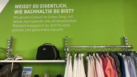 Nachhaltig shoppen im Oxfam Shop