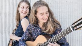 Duo Tambora: Johanna Bastian (Violine) und Aude Boucher (Gitarre)