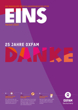 Herbstausgabe der EINS 2020: Titelbild der Jubiläumsausgabe