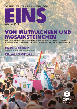 Titelseite der EINS-Winterausgabe 2018