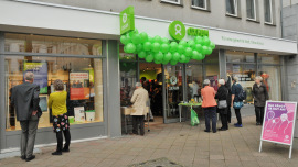 Oxfam Shop Aachen bei der Eröffnung vor fünf Jahren (2016)