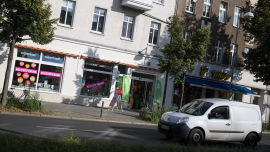 Oxfam Shop Berlin-Weißensee von außen
