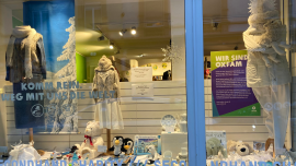 Winterliches Schaufenster
