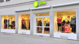 Oxfam Fashionshop München - Außenansicht