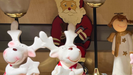 Weihnachtliche Dekoration aus dem Oxfam Shop