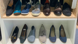 Schuhe aus dem Oxfam Shop