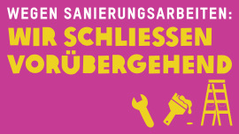 Handwerkerarbeiten im Oxfam Shop