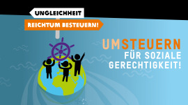 Umsteuern für soziale Gerechtigkeit