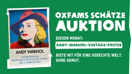 Auktion Oxfams Schätze: Andy-Warhol-Poster