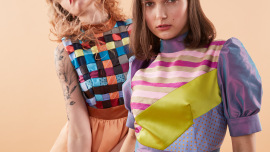 Upcycling-Mode aus Krawatten von Sinah Schlemmer