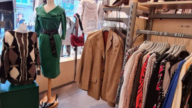 Vintage-Mode im Oxfam Shop