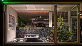 Weihnachtsschaufenster Frankfurt-Nordend