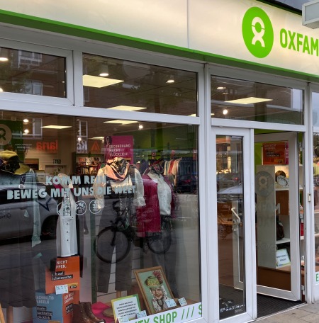 Außenansicht Oxfam Shop Hamburg-Wandsbek