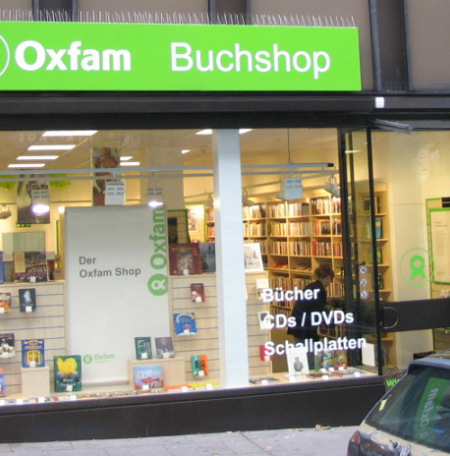 Oxfam Buchshop Stuttgart - Außenansicht