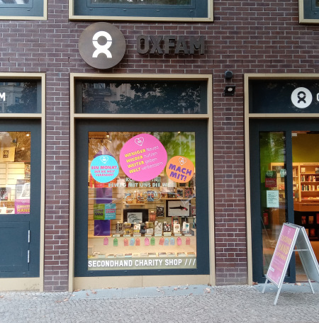 Oxfam Buchshop Berlin-Schöneberg - Außenansicht