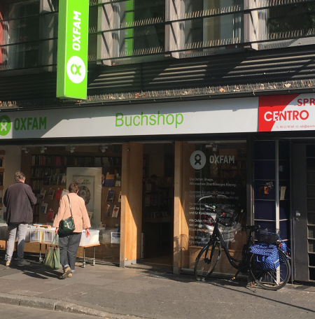 Oxfam Buchshop Frankfurt - Außenansicht