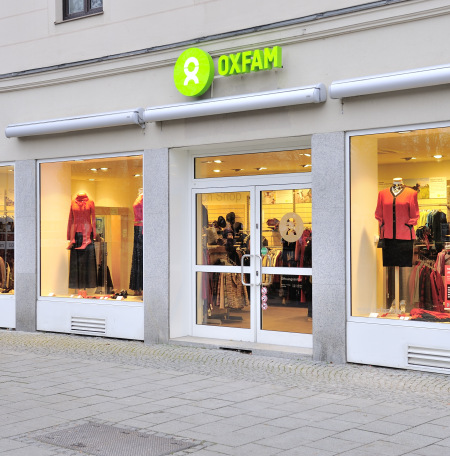 Oxfam Fashionshop München - Außenansicht