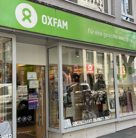 Oxfam Shop Stuttgart von außen