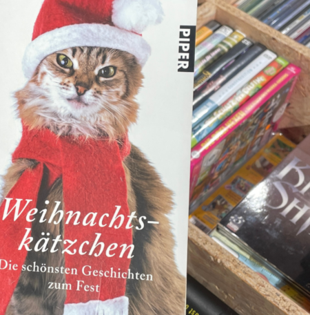 Weihnachtliche Bücher aus dem Oxfam Shop
