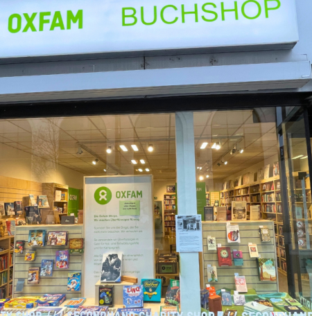Oxfam Buchshop Stuttgart Außenansicht