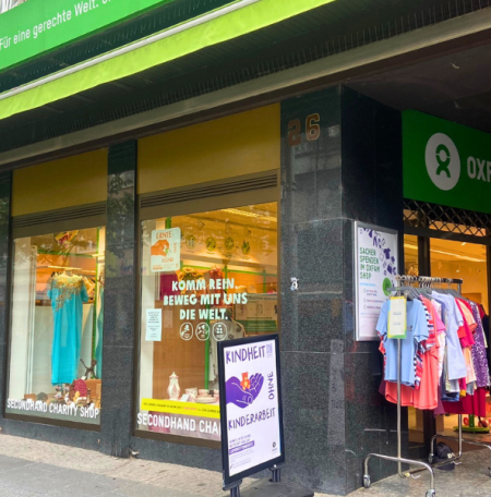 Oxfam Shop Koblenz Außenansicht