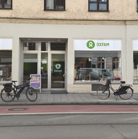 Außenansicht Oxfam Shop München Isarvorstadt