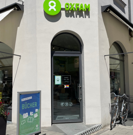 Oxfam Shop München-Pasing – Außenansicht