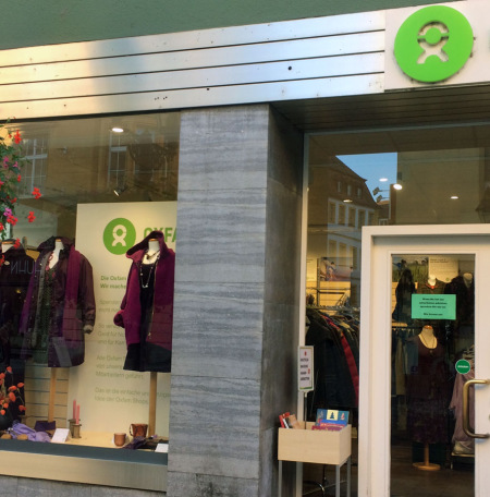 Oxfam Shop Würzburg Außenansicht