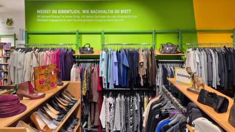 Nachhaltige Mode im Oxfam Shop