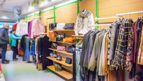 Oxfam Shop Koblenz - Innenansicht